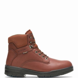 Wolverine DuraShocks® SR Steel-Toe Direct-Attach 6" Werklaarzen Heren Rood Bruin | DPP6780OY