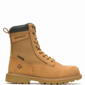 Wolverine Floorhand Insulated 8" Werklaarzen Heren Bruin | BHF3279KV