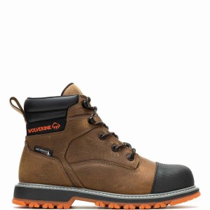 Wolverine Floorhand LX Cap-Toe Steel-Toe 6" Werklaarzen Heren Bruin | QOF7611YF