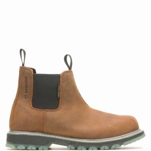 Wolverine Floorhand LX Steel Toe Romeo Werklaarzen Heren Bruin | PQY2346GB