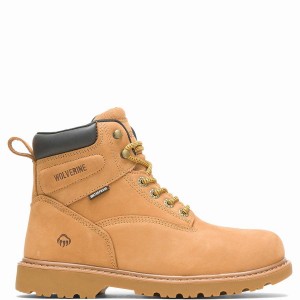 Wolverine Floorhand Waterproof Steel-Toe 6" Werklaarzen Heren Bruin | RIX7221AW