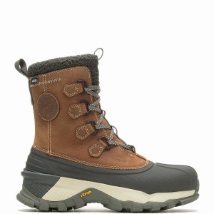 Wolverine Glacier Surge Arctic Insulated Werklaarzen Heren Bruin | IQT5064ZR