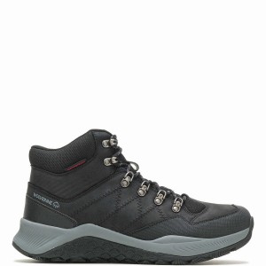 Wolverine Luton Waterproof Wandellaarzen Heren Zwart | MHH9775FC