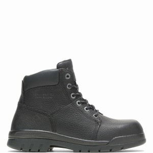 Wolverine Marquette Steel-Toe 6" Werklaarzen Heren Zwart | ACR7717IC