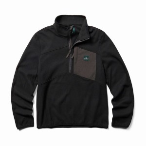 Wolverine Polar 1/4 Zip Vlies Heren Zwart | NZW2541YQ