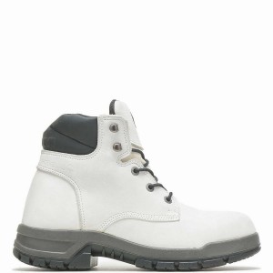 Wolverine Ram Trucks Collection - Tradesman Safety Toe Werklaarzen Heren Wit | NKK3521VG