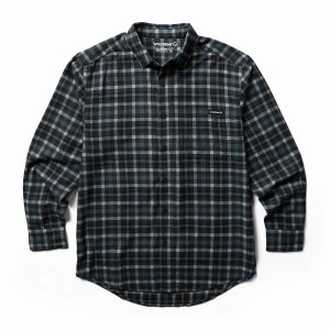 Wolverine Rivet Flannel Overhemd Heren Donkerblauw | JZB321NZ