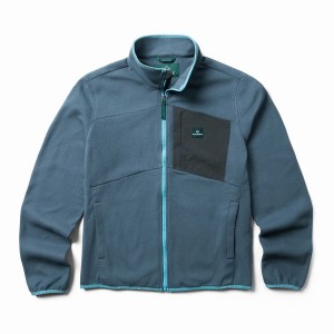 Wolverine Wilderness Fleece Jassen Heren Blauw | NKW396HD