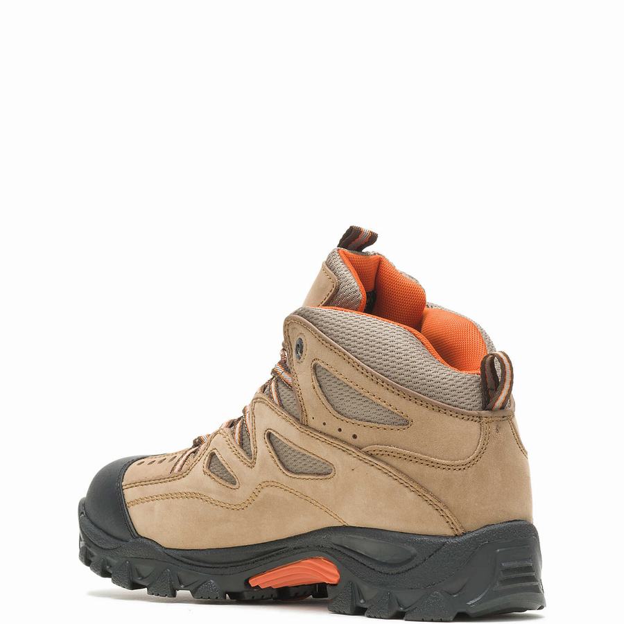 Wolverine Durant Waterproof Steel-Toe Werklaarzen Heren Lichtbruin Oranje | RYS4277RQ