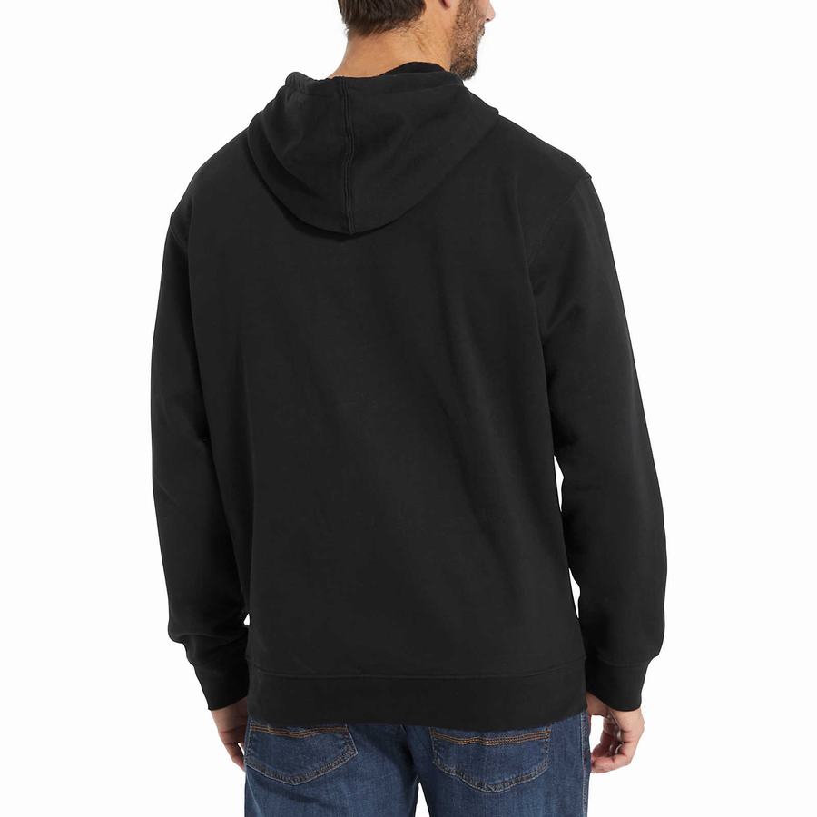 Wolverine Graphic- Sleeve Logo Hoodie Heren Zwart | TUC4665KT