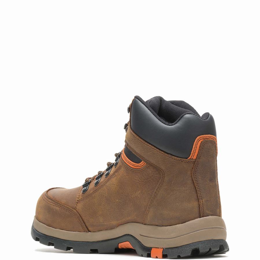 Wolverine Grayson Steel Toe Werklaarzen Heren Donkerbruin | LSM8523SP