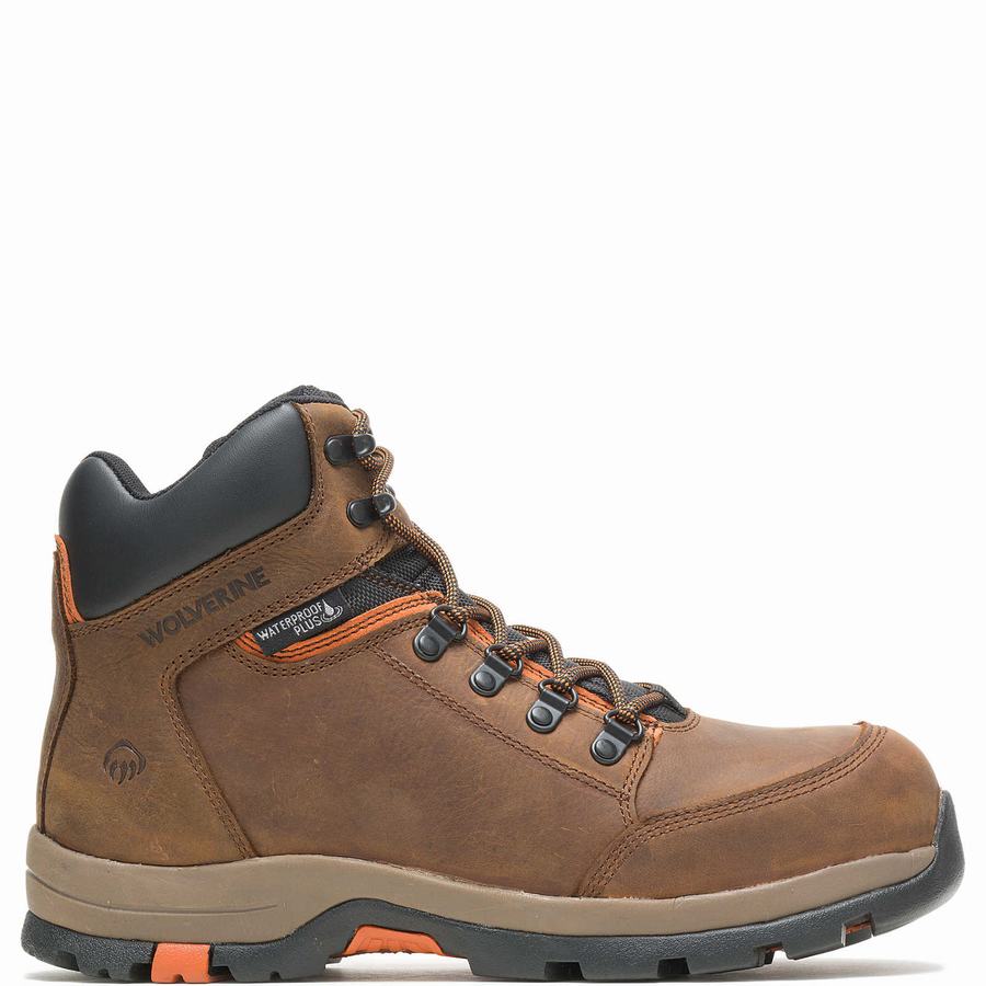 Wolverine Grayson Steel Toe Werklaarzen Heren Donkerbruin | LSM8523SP