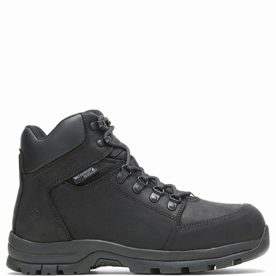 Wolverine Grayson Steel Toe Werklaarzen Heren Zwart | BQE4437GI