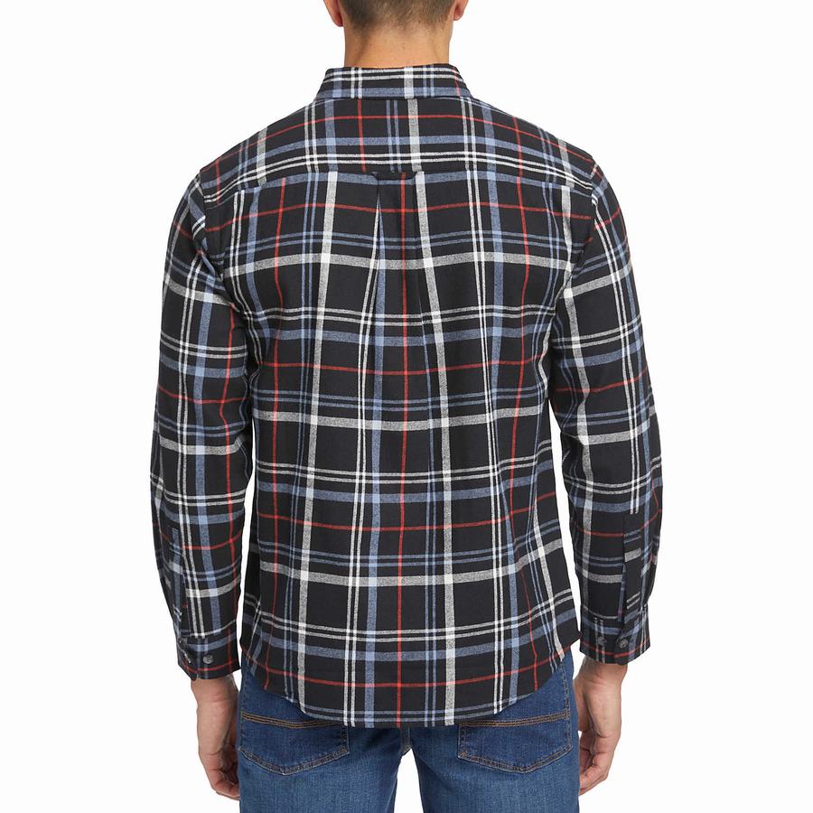 Wolverine Hastings Flannel Overhemd Heren Zwart Grijs | GRT8511YL