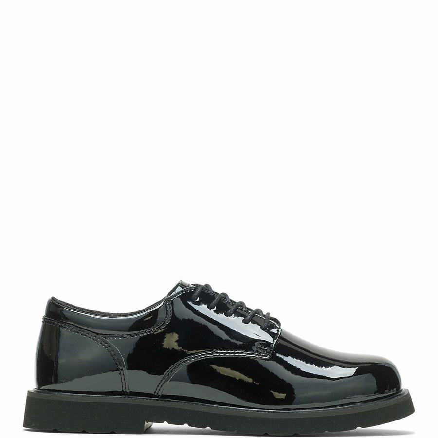 Wolverine High Gloss Duty Oxford Schoenen Dames Zwart | QLR668BN