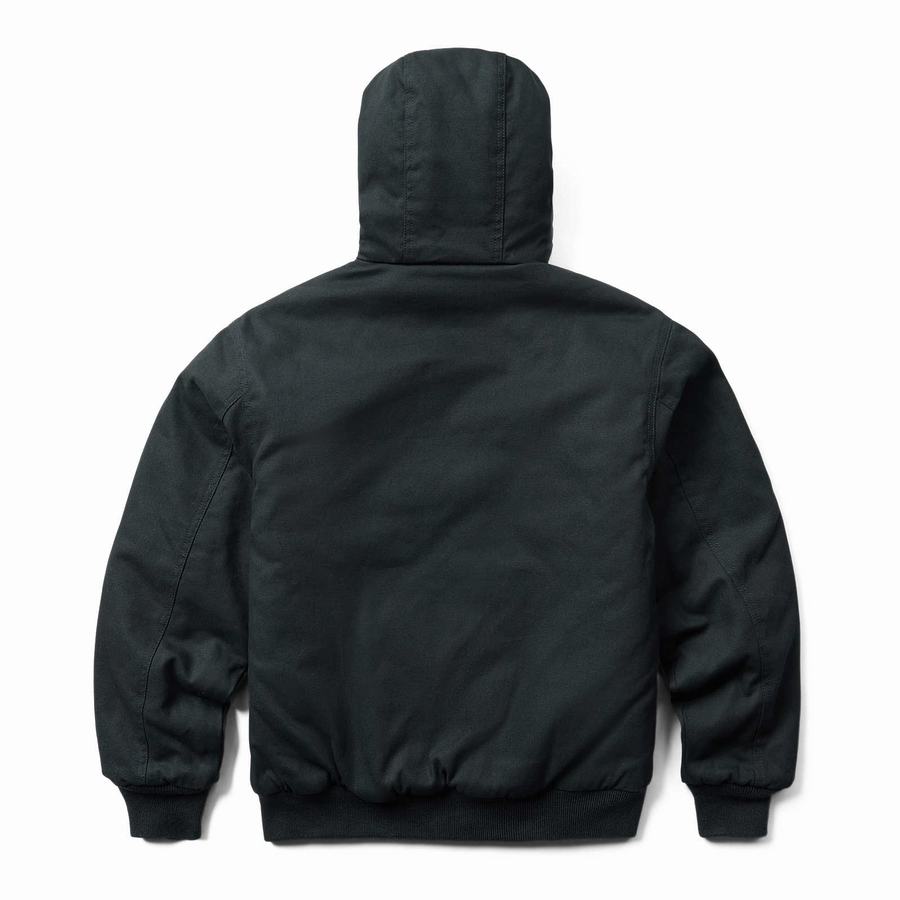 Wolverine Jaxon Hooded Big & Tall Jassen Heren Zwart | EDC837AK