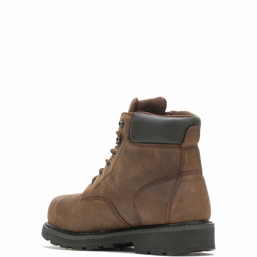 Wolverine McKay Waterproof Steel-Toe 6” Werklaarzen Heren Bruin | TZK37LV