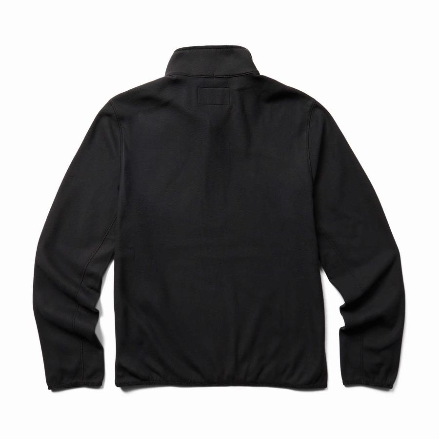 Wolverine Polar 1/4 Zip Vlies Heren Zwart | NZW2541YQ