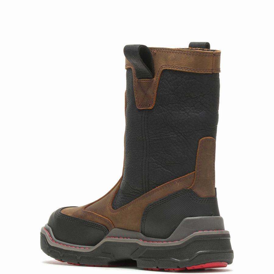 Wolverine Raider DuraShocks® Heavy Duty CarbonMAX® Work Wellington Laarzen Heren Bruin | MTF689HX