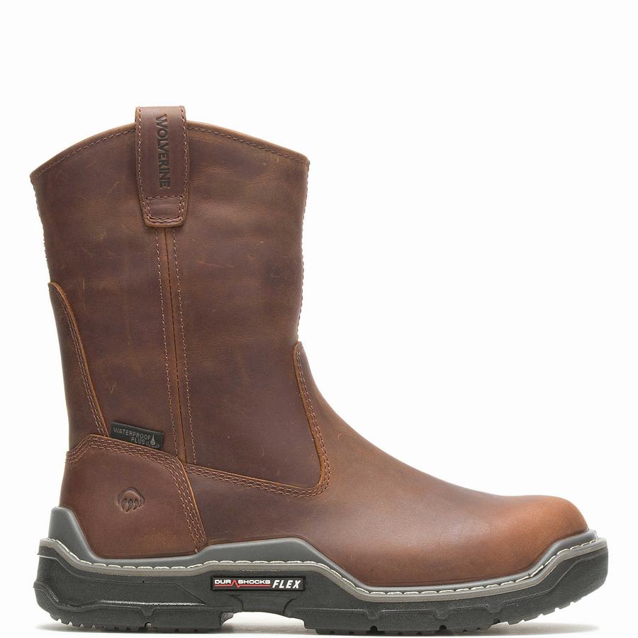 Wolverine Raider DuraShocks® Waterproof CarbonMAX® Wellington Laarzen Heren Bruin | BSD2884VV