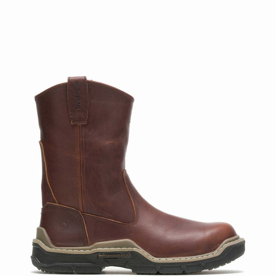 Wolverine Raider DuraShocks® Wellington Laarzen Heren Rood Bruin | AOV2437QT