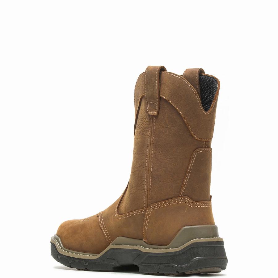 Wolverine Raider DuraShocks® Western CarbonMAX® Work Wellington Laarzen Heren Bruin | XJK5812BP