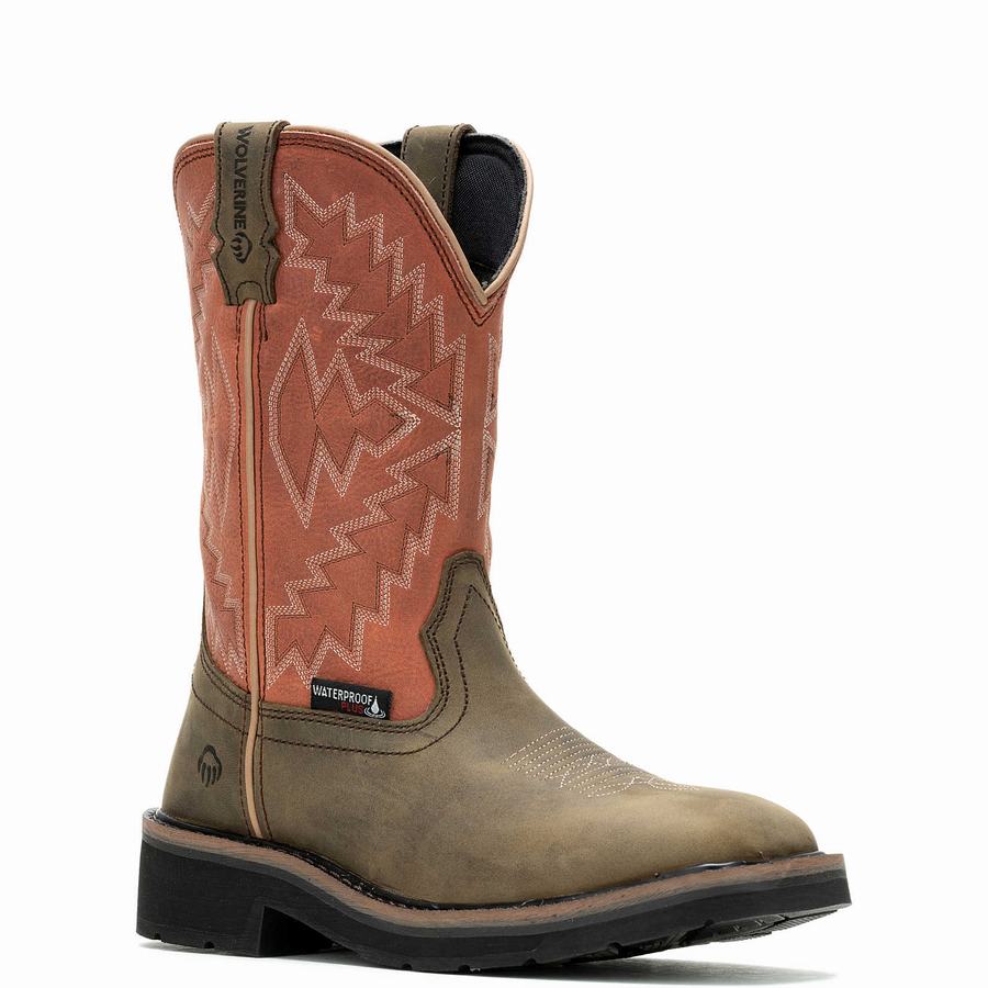 Wolverine Rancher Arrow Steel-Toe Wellington Laarzen Dames Roze | GSY4755XP