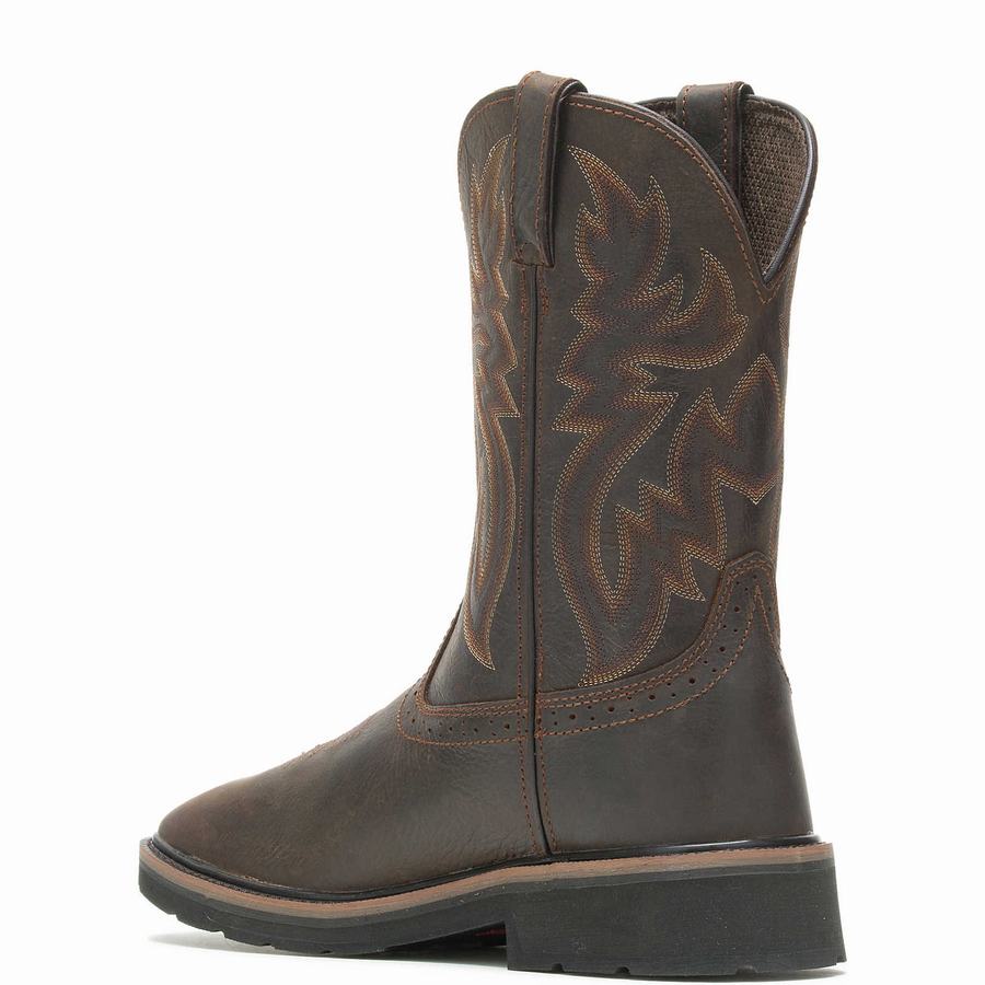 Wolverine Rancher Square-Toe Wellington Laarzen Heren Bruin Rood | VUK8599OC