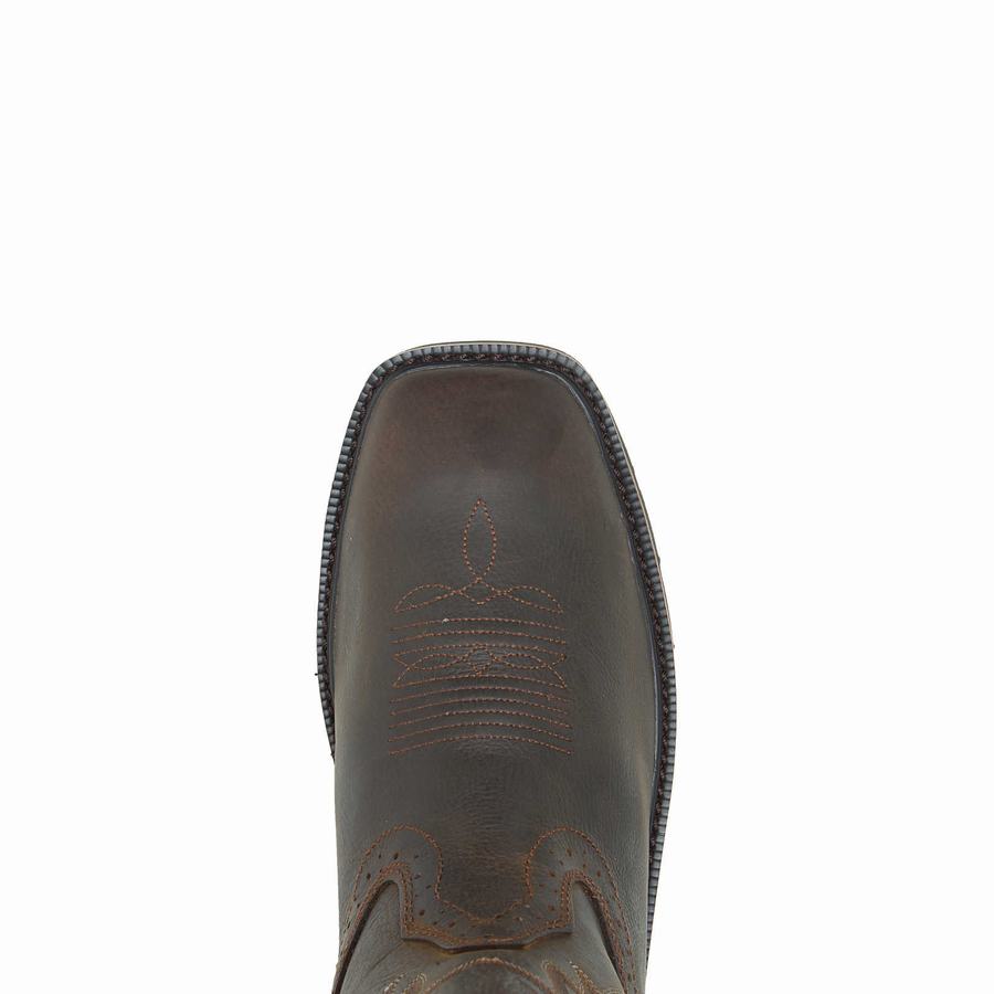 Wolverine Rancher Square-Toe Wellington Laarzen Heren Bruin Rood | VUK8599OC