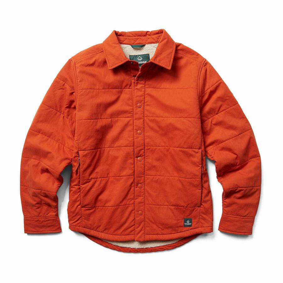 Wolverine Sherpa Shirt Jassen Heren Oranje | YME7994KL