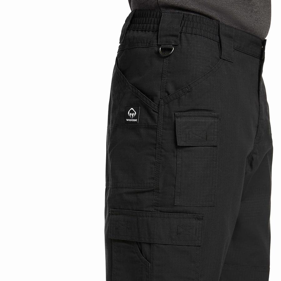 Wolverine Tactical Cargo Broek Heren Zwart | ELQ4536LB