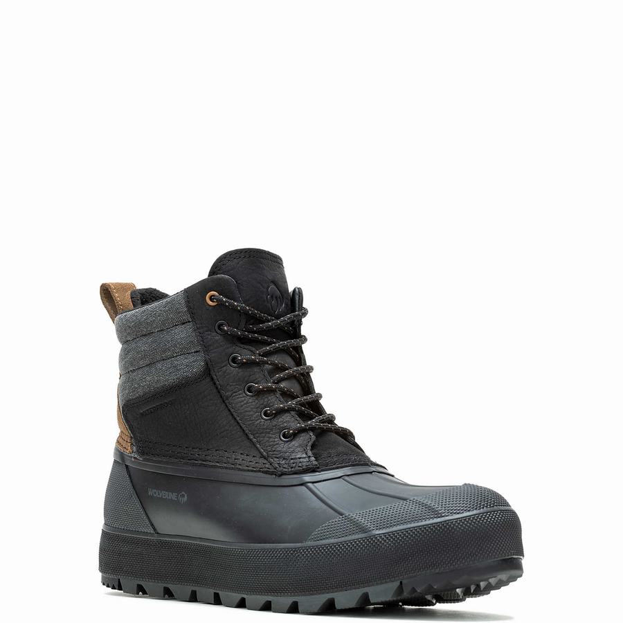 Wolverine Torrent Trek EPX Waterproof Insulated Mid Werklaarzen Heren Zwart | KOP8822HX