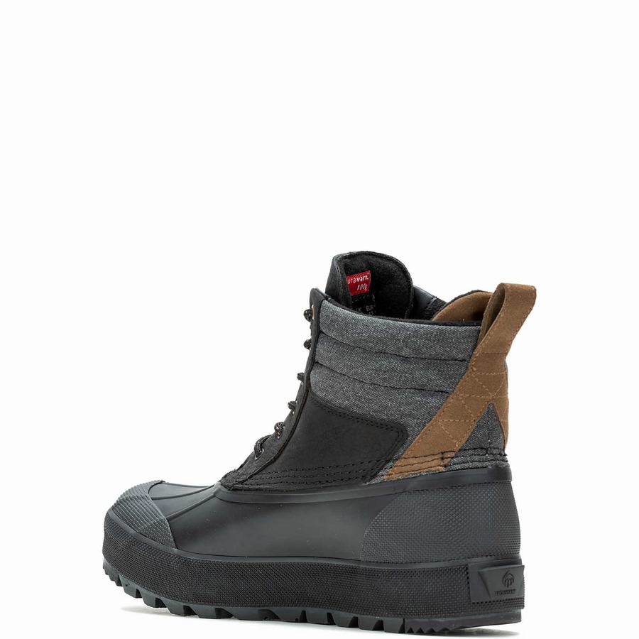 Wolverine Torrent Trek EPX Waterproof Insulated Mid Werklaarzen Heren Zwart | KOP8822HX