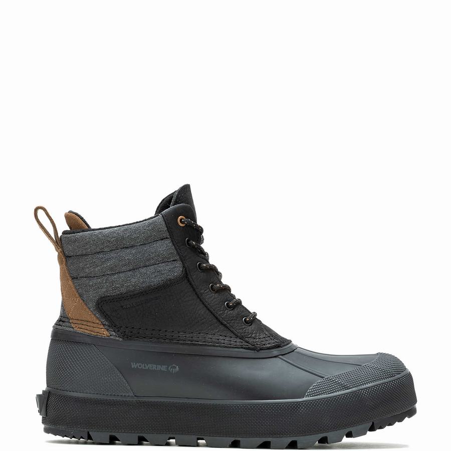 Wolverine Torrent Trek EPX Waterproof Insulated Mid Werklaarzen Heren Zwart | KOP8822HX