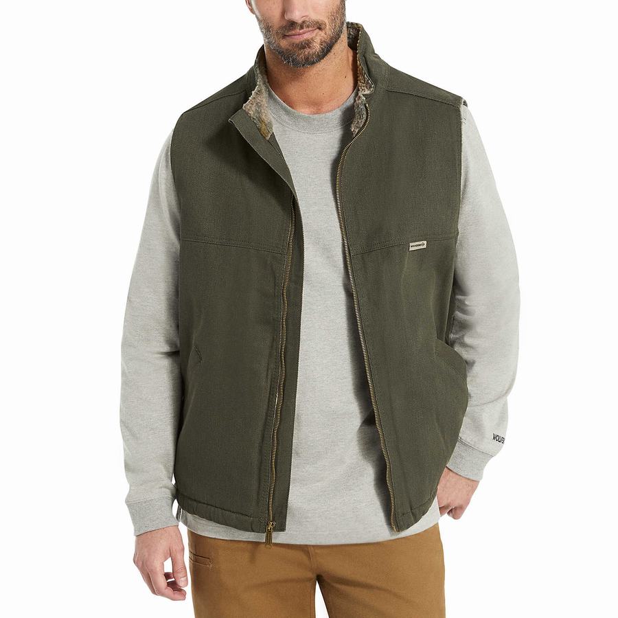 Wolverine Upland Vest Heren Groen | SLC414KF