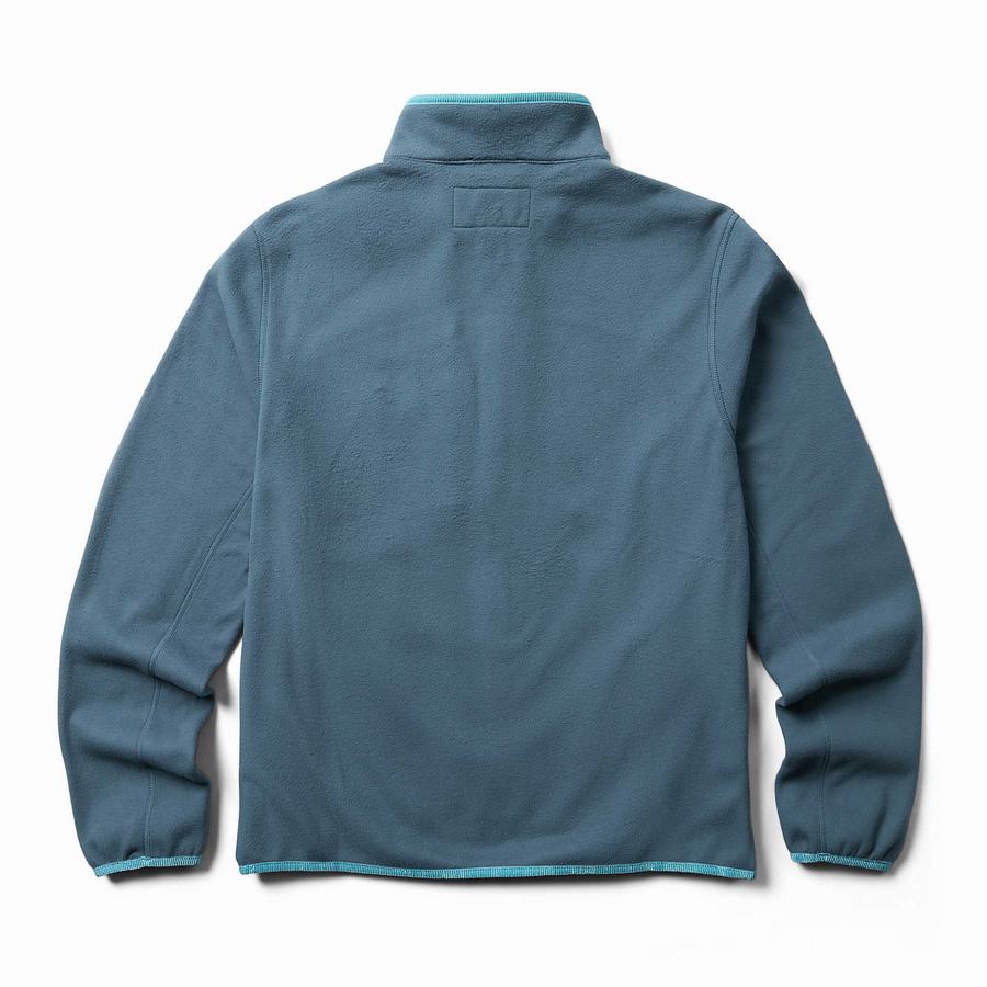 Wolverine Wilderness Fleece Jassen Heren Blauw | NKW396HD